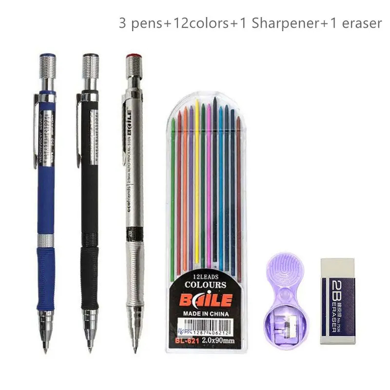 2.0 مللي متر مجموعة قلم رصاص م - مراجعة Staedtler Pencil Lumocolor وسعره