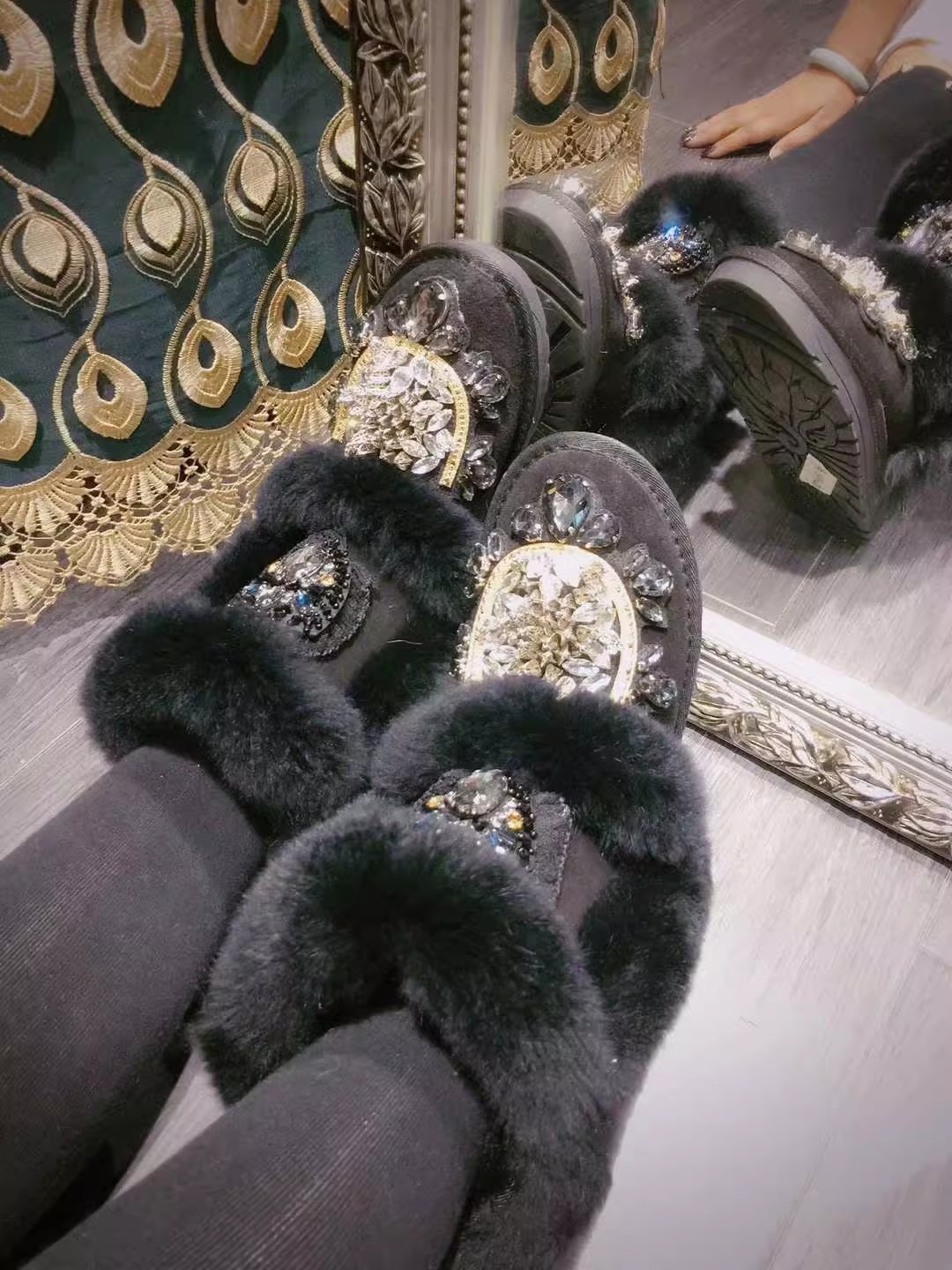 بلينغ أسود أبيض جوهرة حجر الرا - مراجعة Sew On Rhinestone وسعره